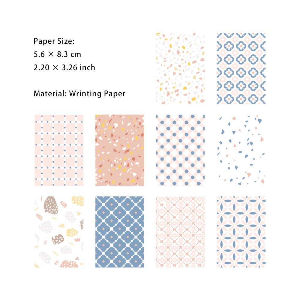 50 Sheet Basic Scrapbook Paper TMBJZ