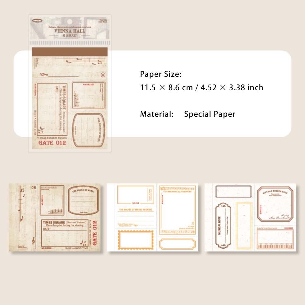 30 Sheets Pre-cut Notepad Paper ASBZY