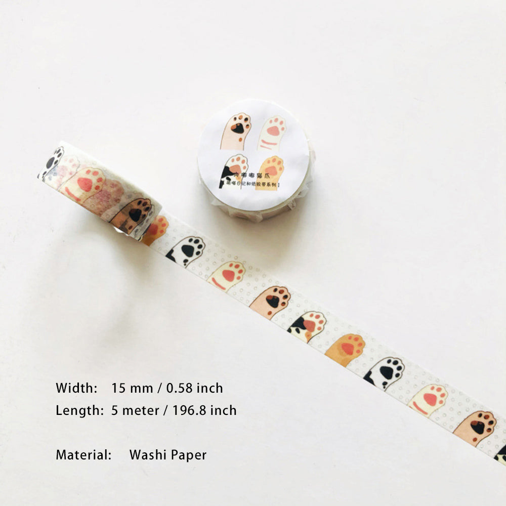 1 Roll Cut Cat Washi Tape  WKMM