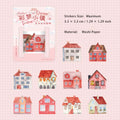 50 Pcs House Town Washi Stickers CMXZ
