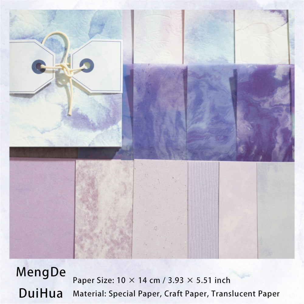 40 Sheets Embossed Texture Scrapbook Paper HYFXY