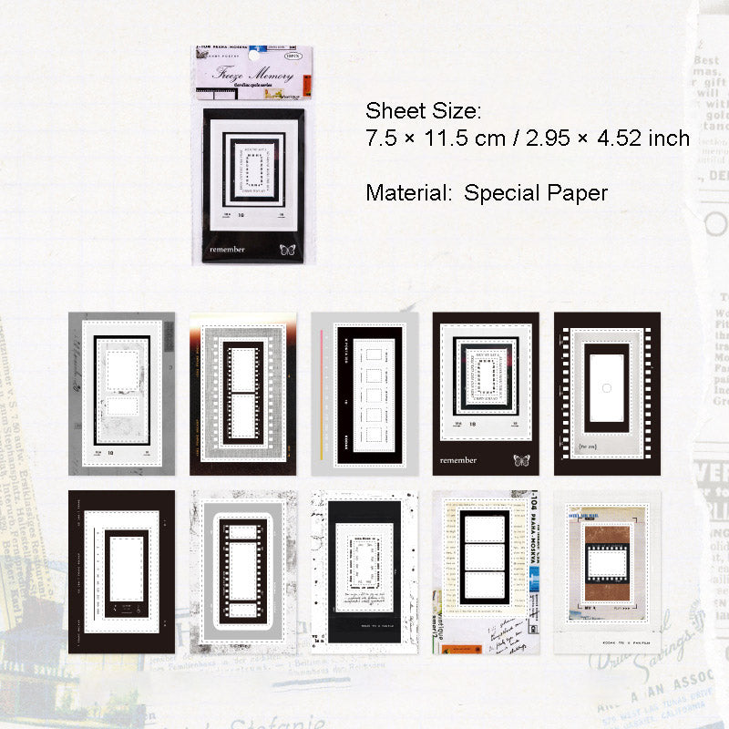 10 Pcs Border Frame Stickers XDXH