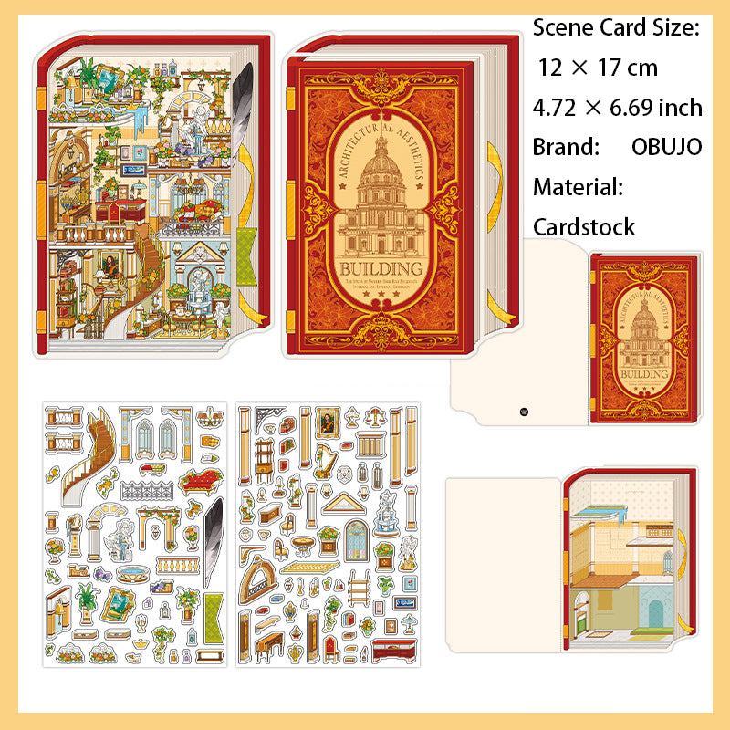 3D Loft Scene DIY Stickers Kit WDXW22