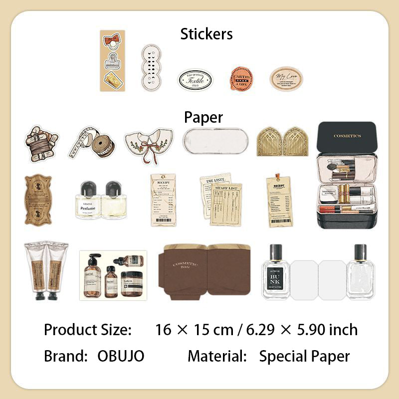 20 Pcs Household Items Journal Paper and Stickers XXMC