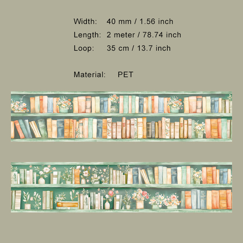 1 Roll Reading Theme Sticker Tape GDSG