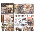 147 Pcs Vintage Junk Journal Supplies Gift Kit MXSH