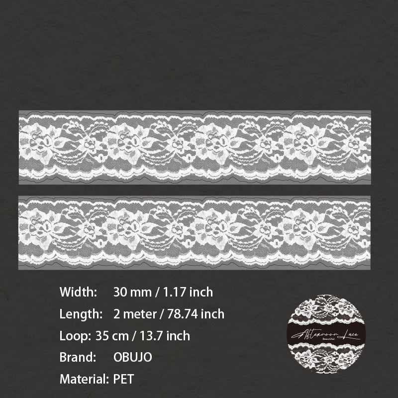 1 Roll Vintage Lace PET Tape WHLS