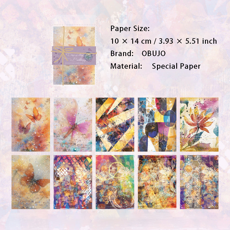 20 Pcs Color Art Theme Scrapbook Paper CSYSSD