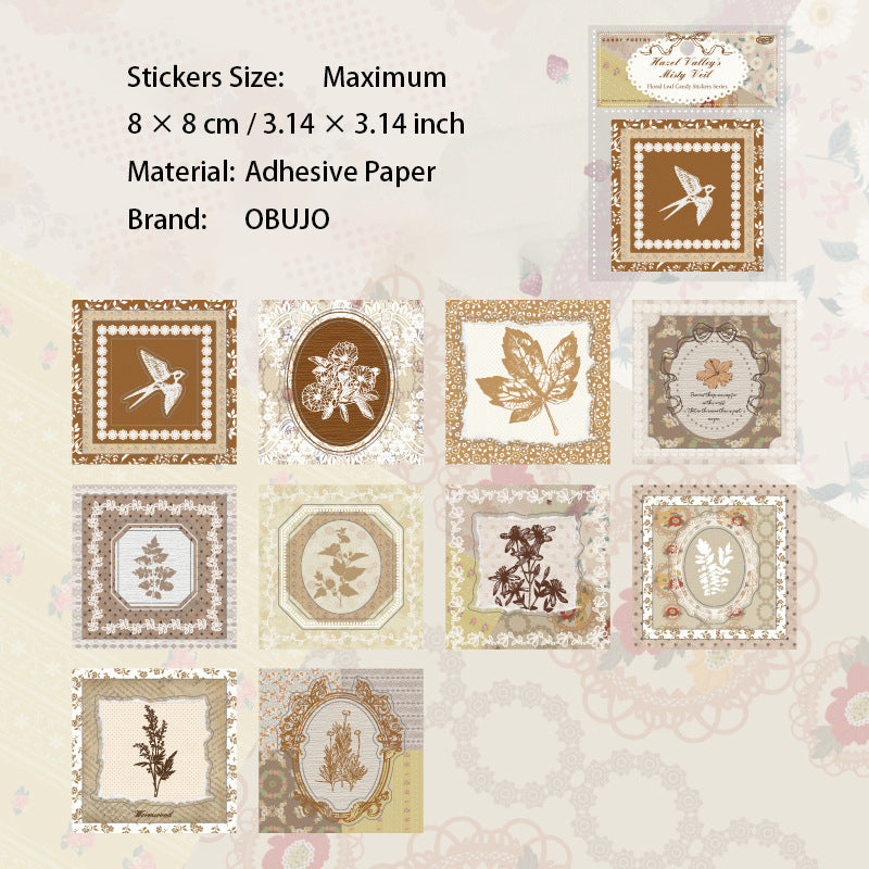 20 Pcs Aesthetic Frame Stickers ZHYFT