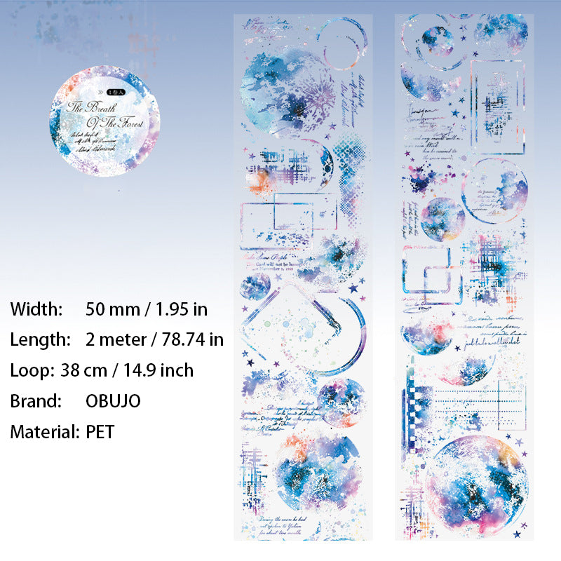 1 Roll Forest Themed PET Tape SLHX