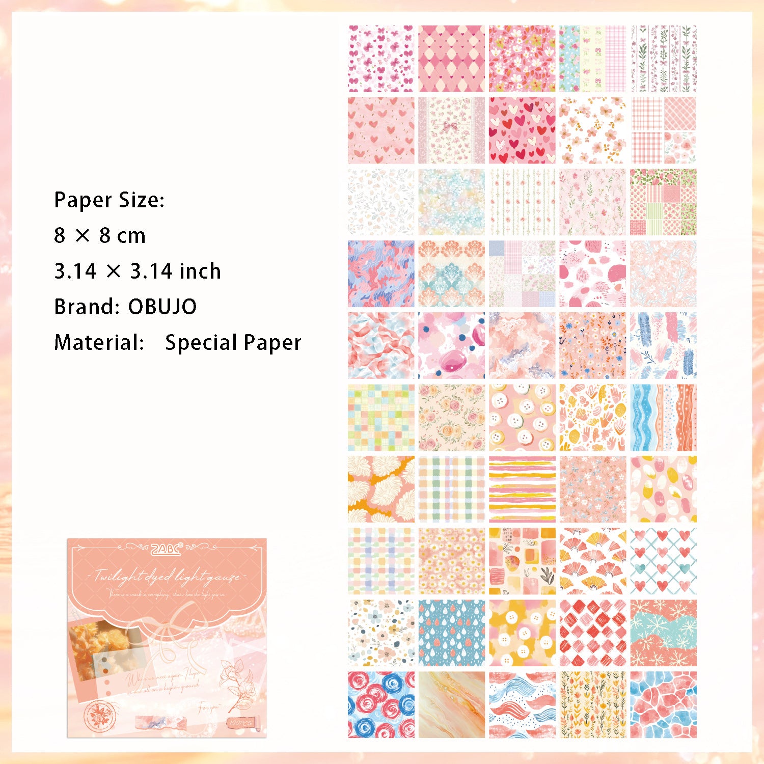 100 Sheets Basic Journal Paper XKMY