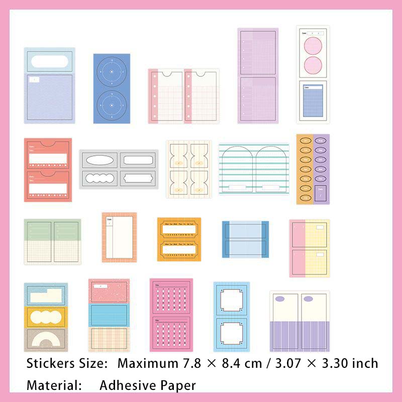 20 Pcs Creative Bullet Journal Stickers CHJLY