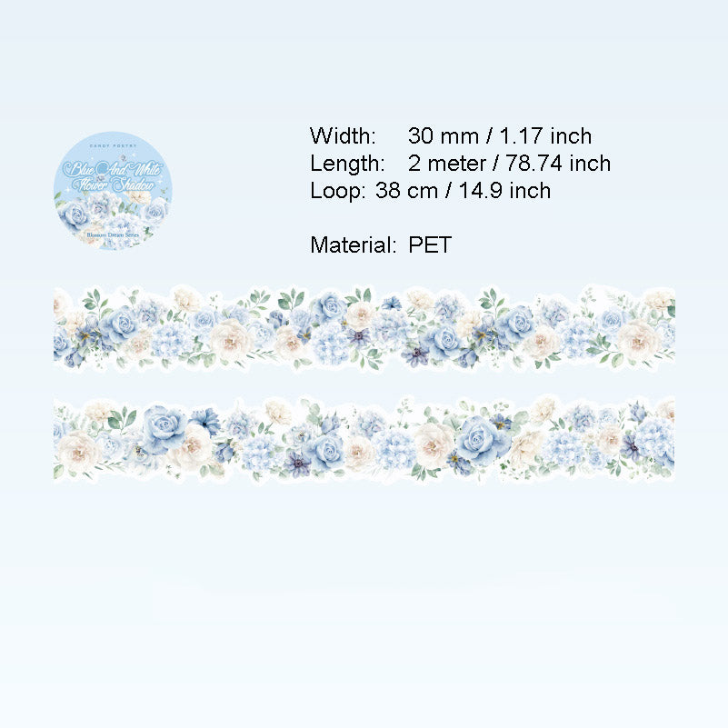 1 Roll Flower Vine PET Stickers HKMJ