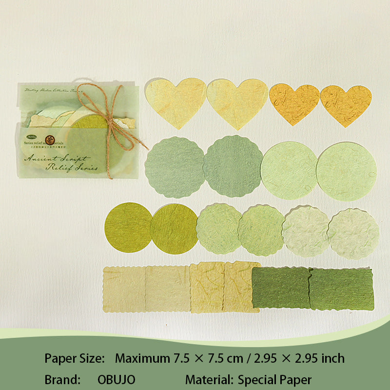 20 Pcs Emobossed Journal Paper FYSCS