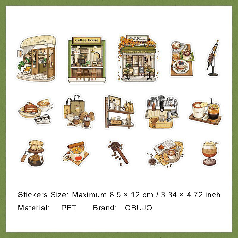 30 Pcs Hobby Theme PET Stickers SJXZ