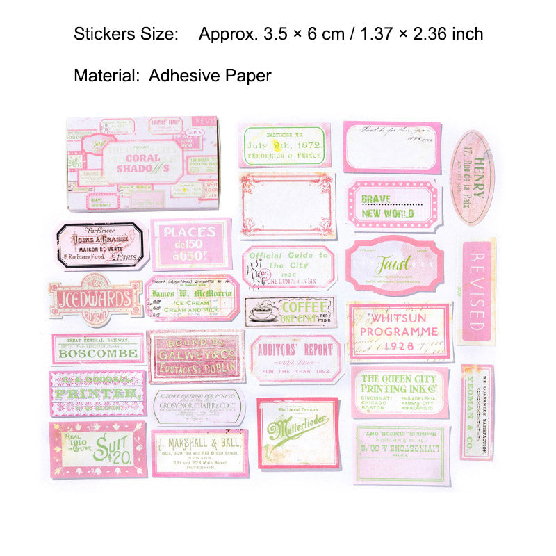 25 Pcs Planner Label Stickers HMBJ