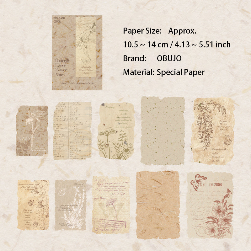 20 Pcs Vintage Junk Journal Paper DYSJ