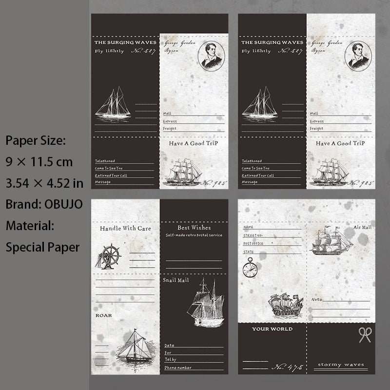 30 Sheets Masterpiece Themed Notepad Paper WHSZ