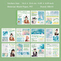 20 Sheets Summer Sea Stickers Book KHJH