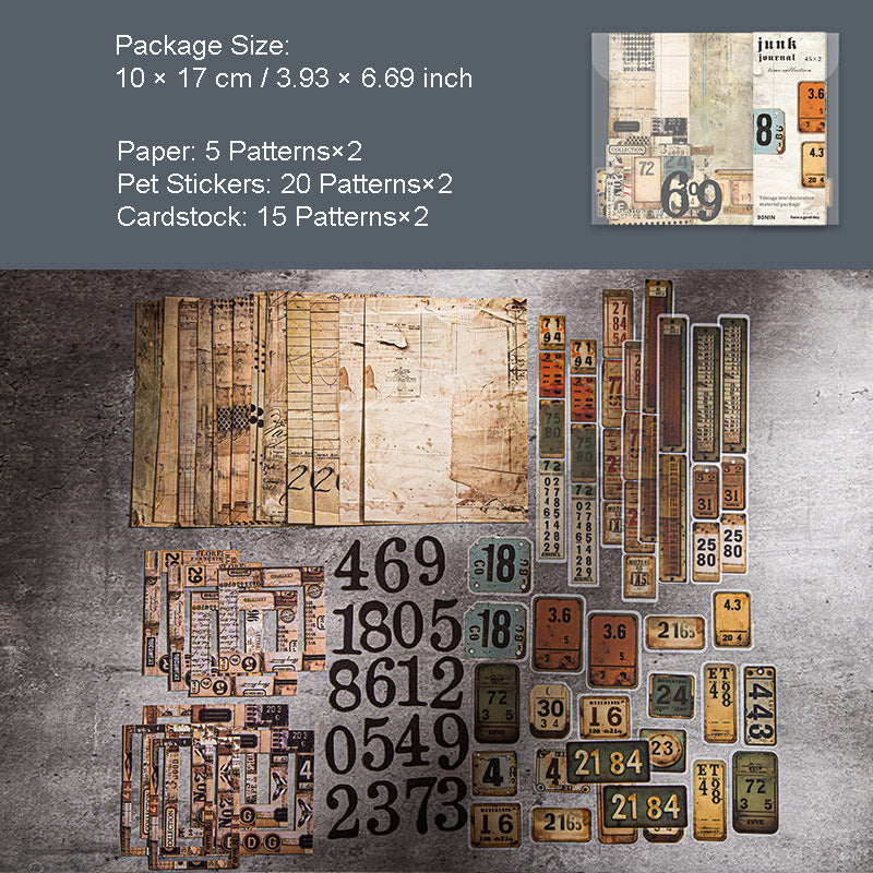 90 Pcs Movie Film Scrapbook Supplies Kit SGSCJ