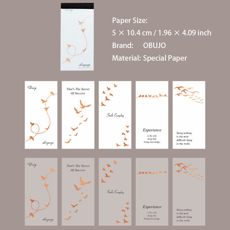 20 Pcs Aesthetic Notepad Paper XYJY