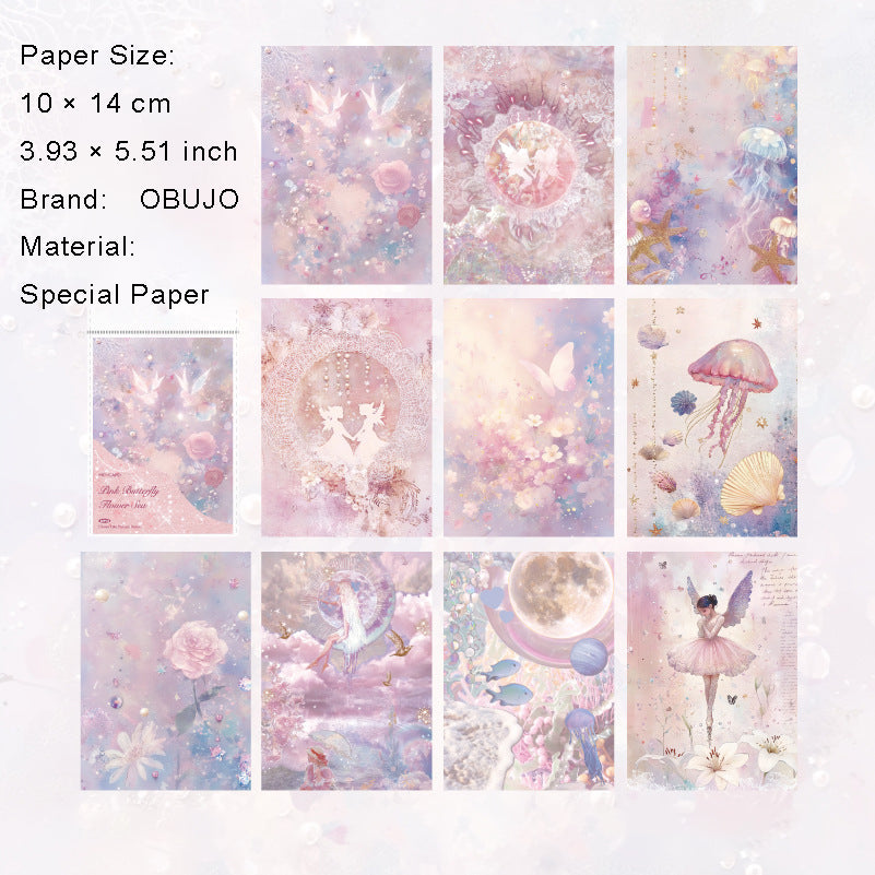 30 Pcs Fanatsy Scrapbook Paper RMSH
