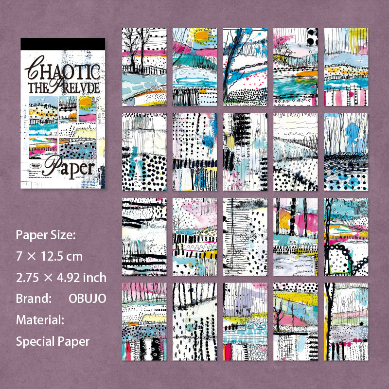 40 Sheets Vintage Junk Journal Paper HLXZ