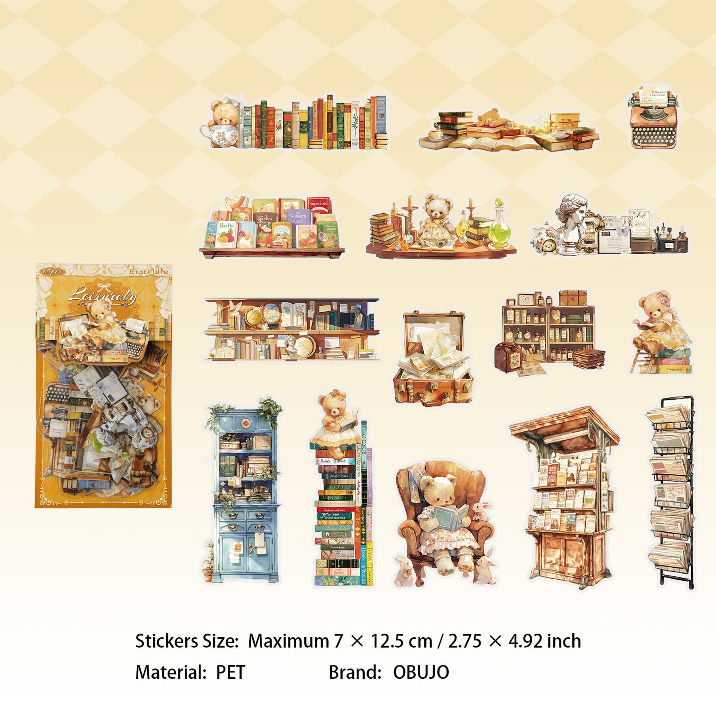 30 Pcs Lifestyle PET Stickers XXCQ