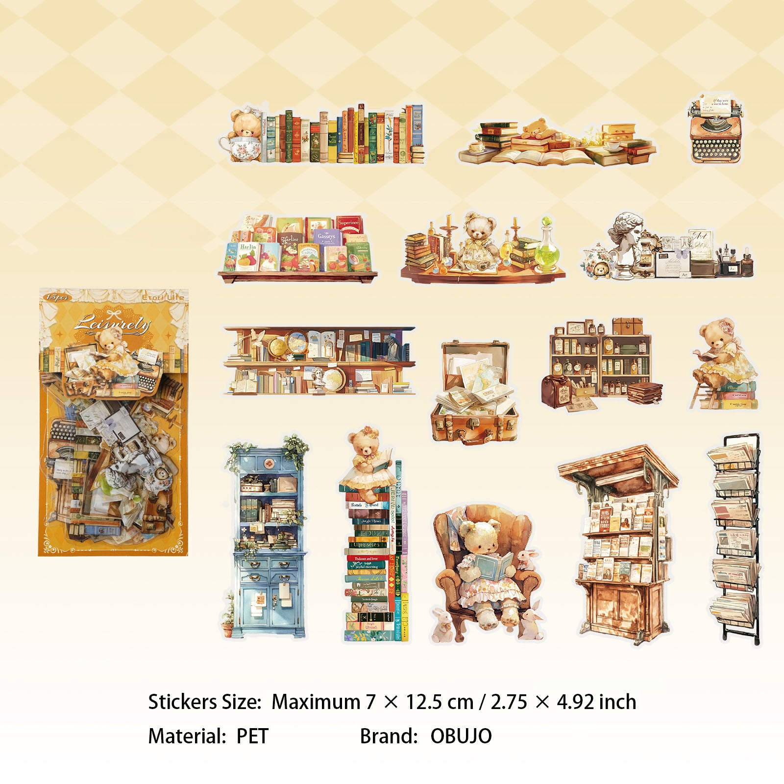 30 Pcs Lifestyle PET Stickers XXCQ