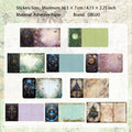 20 Pcs Creative Vitnage Book Themed Stickers SJXYJ