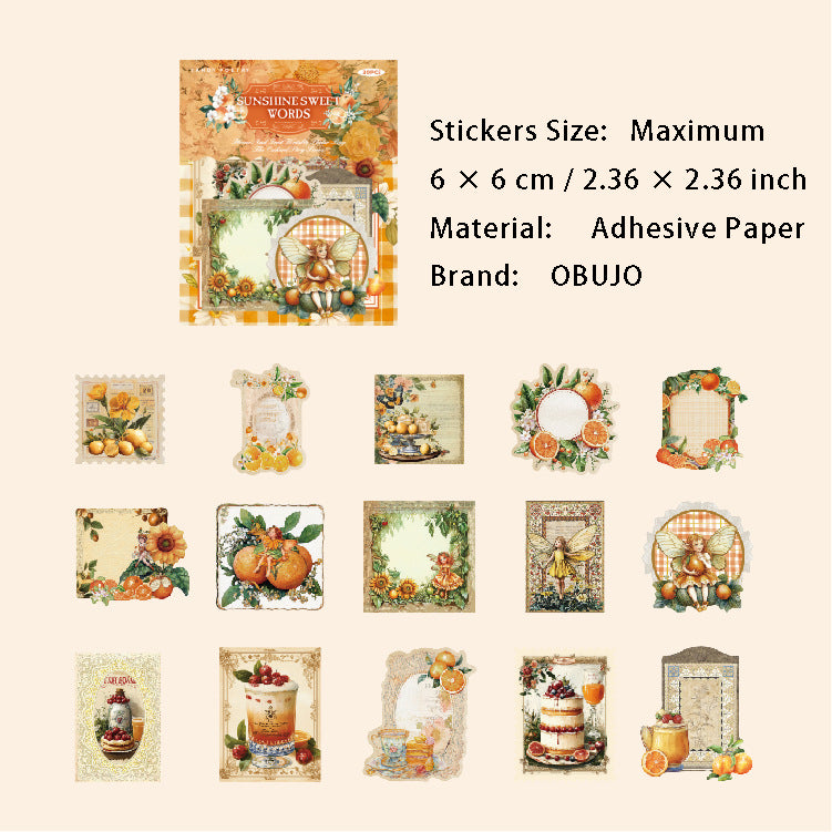 30 Pcs Fruit Orchard Stickers GYWY