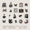 20 Pcs Gothic Magic Manor Stickers ZYDSY