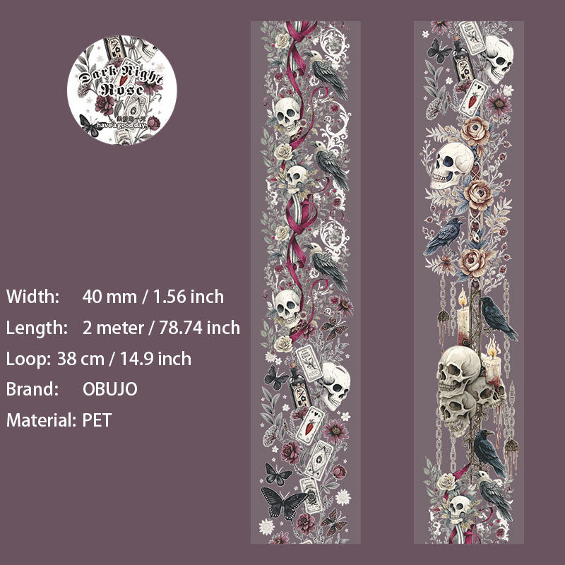 1 Roll Dark Gothic PET Tape AYQW