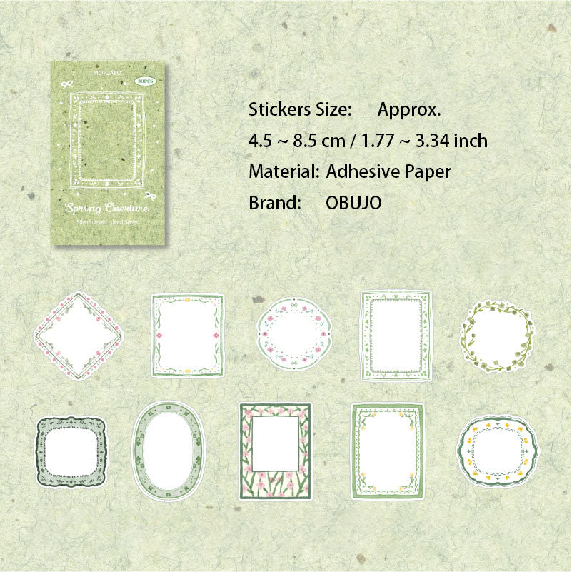 30 Pcs Vintage Notepad Stickers WSHD