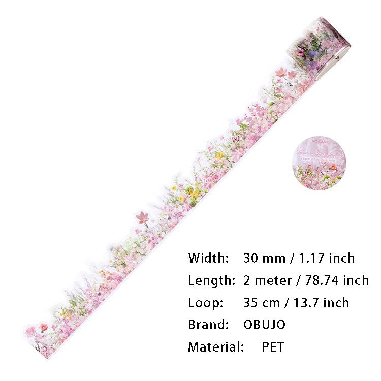 1 Roll Flower PET Tape HJPM