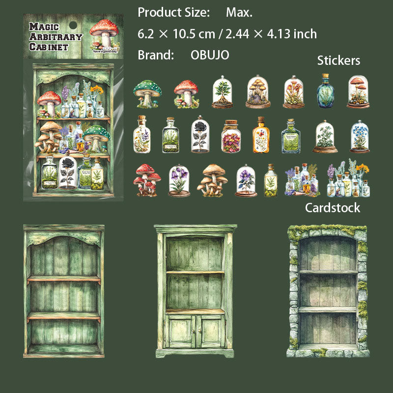 25 Pcs Magic Shelf DIY Stickers RYMFG