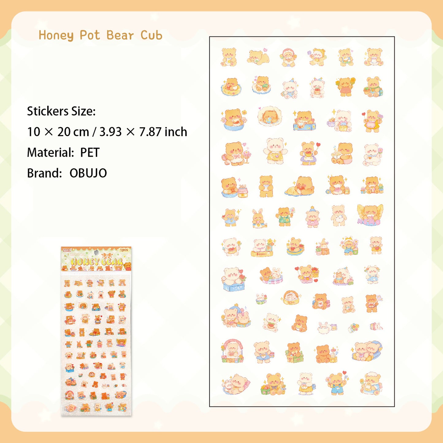 1 Sheet Cute Animal Planner Stickers KLMYJ
