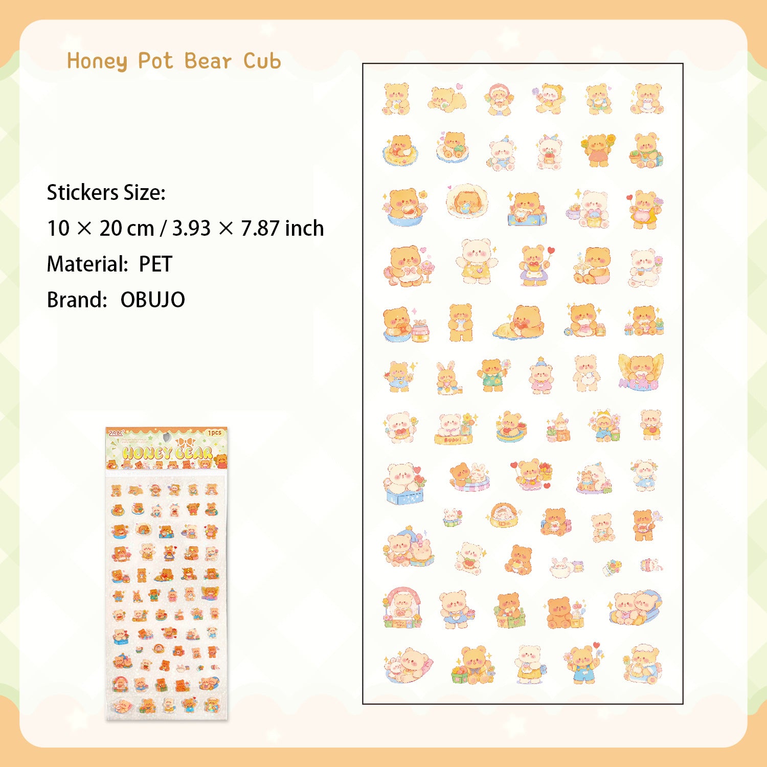 1 Sheet Cute Animal Planner Stickers KLMYJ