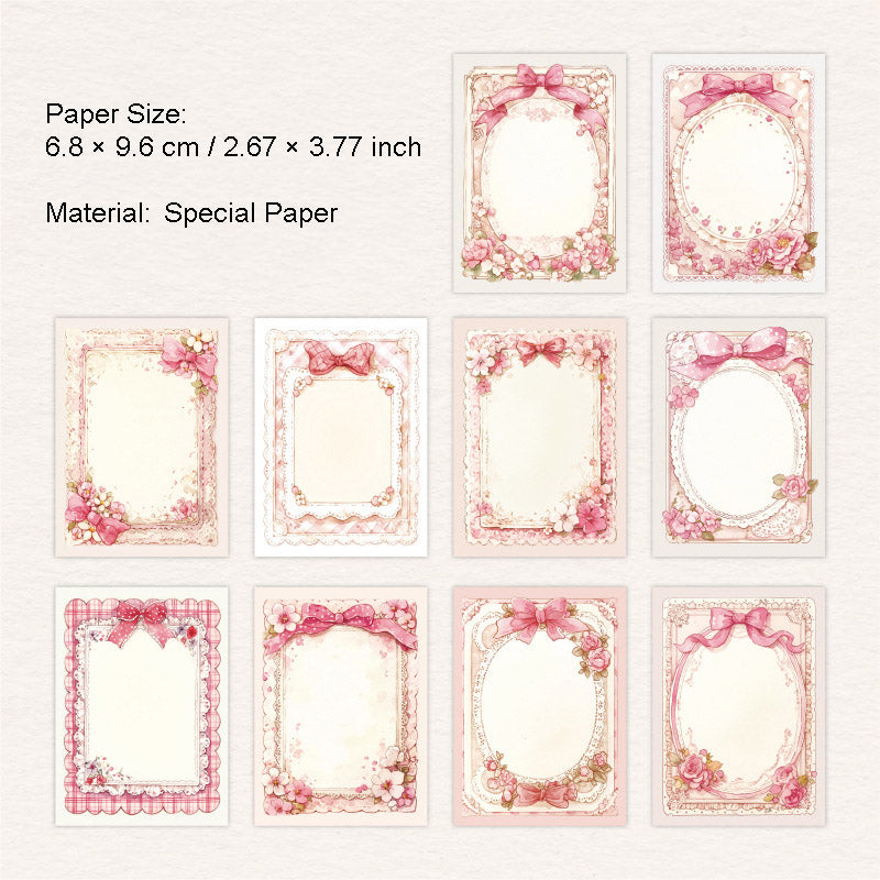 50 Sheets Floral Scrapbook Paper JLCR