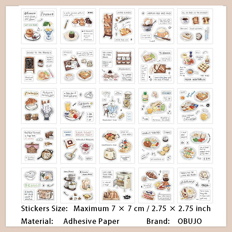 50 Sheets Lifestyle Stickers Book RRSG