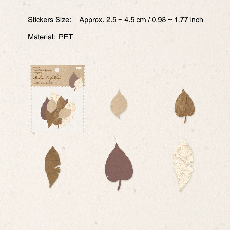30 Pcs Hollow Cutout Paper Leaf YZSWJ