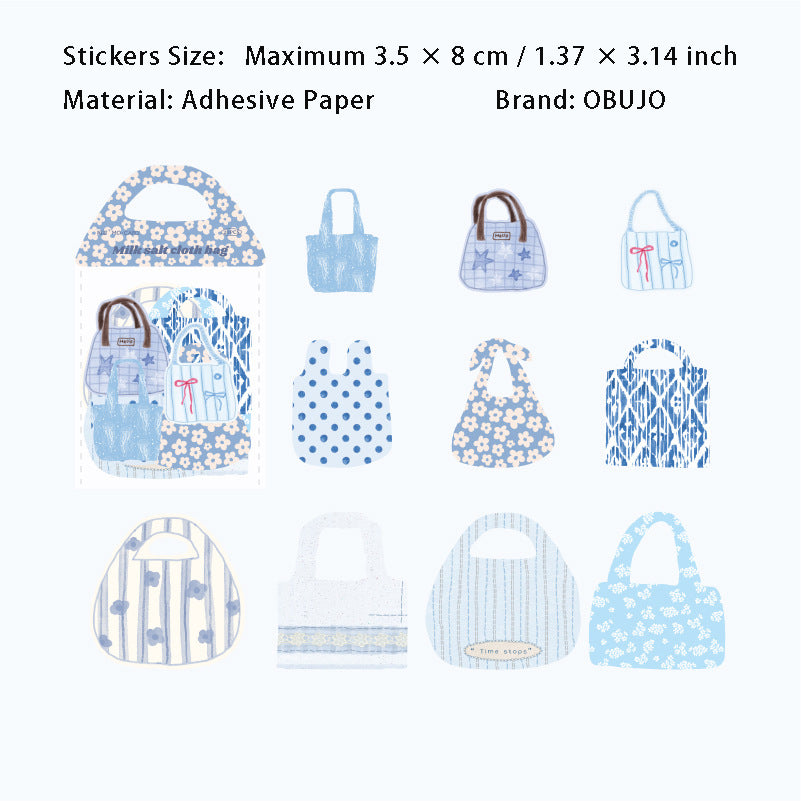 20 Pcs Bag Themed Stickers LGXB