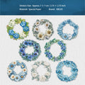 8 Pcs Garland PET Stickers HHXL