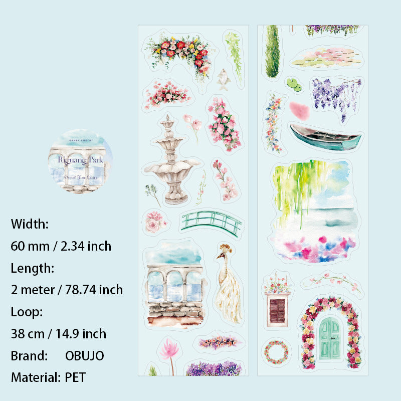 1 Roll Lifestyle PET Stickers Tape DCSG