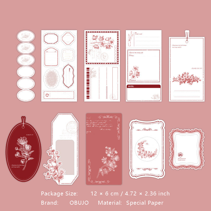 20 Pcs Vintage Notepad Paper ZWXJL