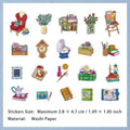 40 Pcs Home Life Washi Stickers HWXN
