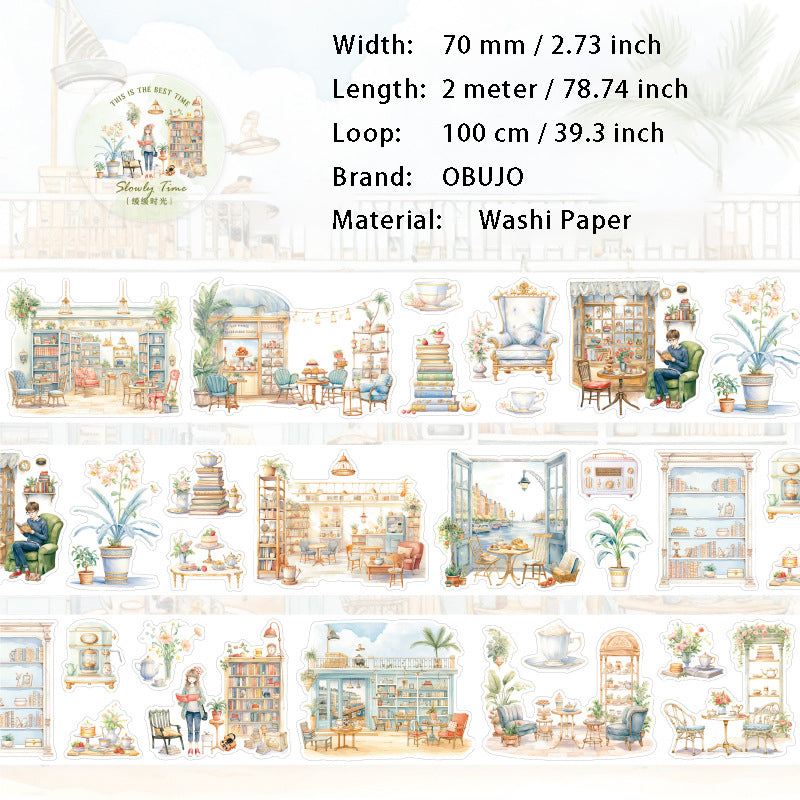 1 Roll Shop Store Washi Stickers Tape LSRC