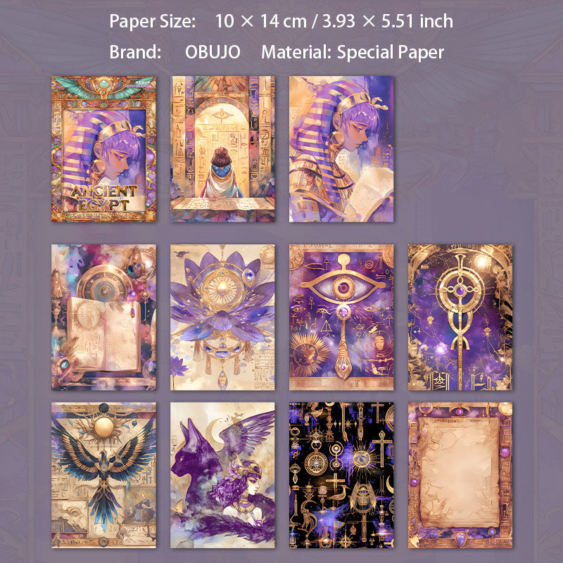 30 Pcs Egypt Themed Journal Paper SMAJ