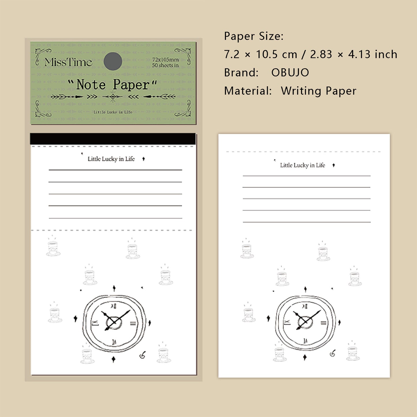 20 Sheets Vitnage Notepad YCYX
