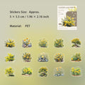 30 Pcs Flower Bush PET Stickers HCGM